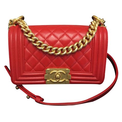 chanel boy mini red|chanel bag boys.